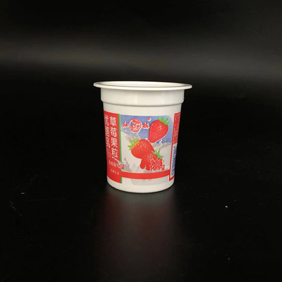 Copo plástico Eco do iogurte de Oripack gelado de 4 onças que empacota com colher