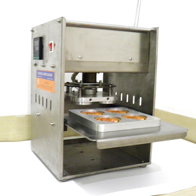 Máquina Tray Lidding Machine Anti Corrosion feito sob encomenda da selagem da tampa da folha do copo SS201 do iogurte