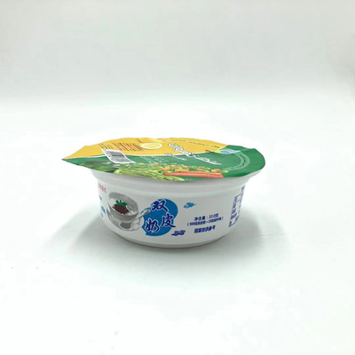 Os copos congelados 8 onças amigáveis do iogurte de Eco cortaram pre a resistência da quebra da tampa