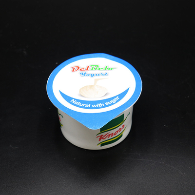 Corrosão pre cortada Leakproof ISO9001 das tampas do iogurte a anti fácil descasca fora