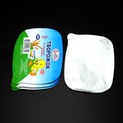 as tampas 76mm verdes da folha de alumínio de 88mm para o iogurte CPP aquecem - o copo de selagem do picosegundo