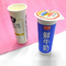 copos Leakeproof do iogurte do papel de 180ml 200ml copos do gelado de 6 onças com tampas
