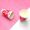 copos Leakeproof do iogurte do papel de 180ml 200ml copos do gelado de 6 onças com tampas