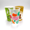 copos plásticos do chá do leite de 360ml 700ml com os copos frios de Logo Printed Milkshake Clear Frosted