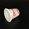 recipiente descartável do iogurte dos copos do iogurte de 120ml 4oz com as tampas da folha de alumínio
