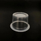 Geleia plástica redonda transparente do petisco do copo 100ml do recipiente plástico da forma original dos PP