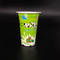 copos congelados do iogurte do iogurte do produto comestível 180ml copos plásticos com as tampas da folha de alumínio