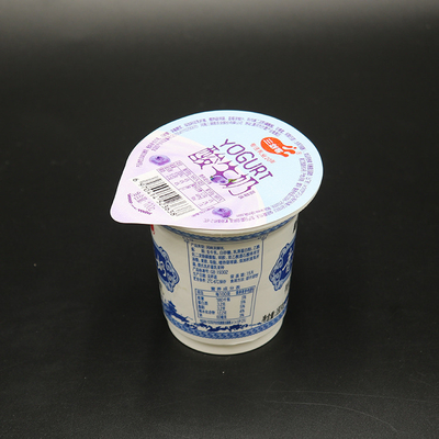 ácido reciclável das tampas do iogurte da folha de 38mic 7.4cm anti para o copo plástico para reter o frescor